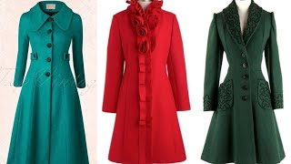 outstanding and trendy French style evergreen fashion long coat/jackets design/trench coat design
