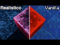 Realistico & BSL vs Vanilla Minecraft [4K/60FPS]