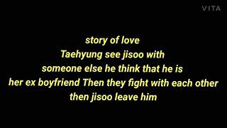 V And Jisoo Love Story Vsoo Song By Bts Fake Love