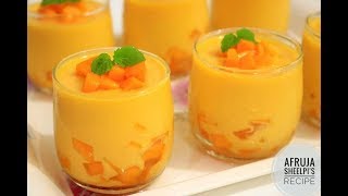 Mango Mousse Recipe | Eggless Mango Mousse | Best Mango Recipe | Delicious Dessert Recipe