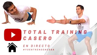 RUTINA para casa de ENTRENAMIENTO sin material | 2020