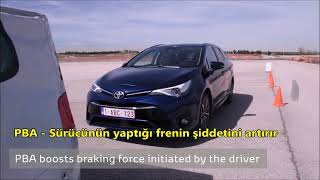 Toyota Safety Sense Ön Çarpışma Önleyici Sistemi Nasıl Çalışır?