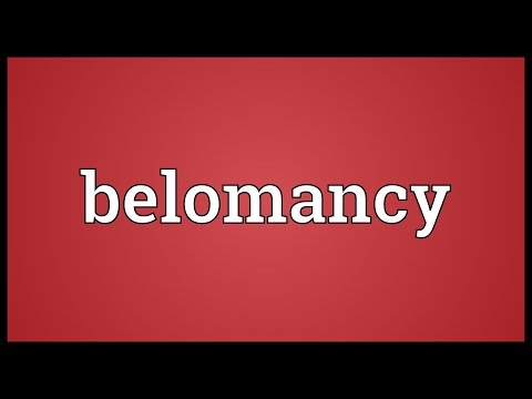 Header of belomancy