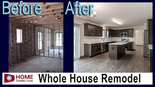 Before & After Whole House Renovation for Wounded Veteran - Project by KLM Builders & Remodelers