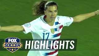 Tobin Heath scores in 2nd minute for USWNT against Jamaica | 2018 CONCACAF Women's Championship