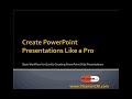 Create PowerPoint Presentations Like a Pro