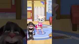 My Talking Tom Friends 2 Game Talking Tom 1 Scream Ask Talking Angela To Play Guitar