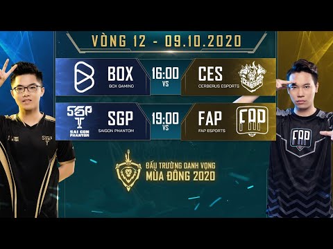 BOX có 3 điểm trước CES, FAP thất bại trước SGP - Vòng 12 Ngày 2 - ĐTDV mùa Đông 2020