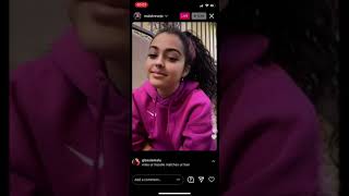 Malu Trevejo Says She Didnt Know About Kissing A Married Man Ryan Garcia Instagram Live