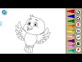 ENJOY COLOURING A BIRD||KIDS COLOURING BOOK