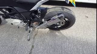 Husqvarna Nuda 900R Custom Motorbike Exhausts By Max Torque Cans Uk