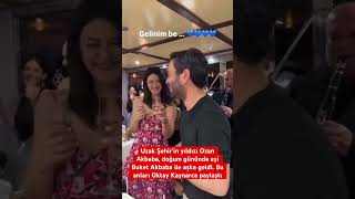 Ozan Akbaba, Doğum Gününde Eşi Buket Akbaba Ile Aşka Geldi.
