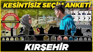 Kirşehi̇r Kesi̇nti̇si̇z, Sayaçli Seçi̇m Anketi̇. Neler Oluyor? Kırşehir Sokak Röportajları