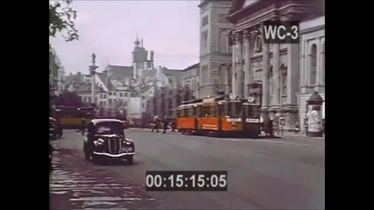 Przedwojenna Warszawa w kolorze 1939 nieznany film! Pre-War Warsaw in