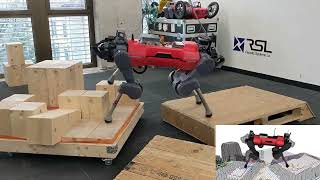 Perceptive Locomotion through Nonlinear Model Predictive Control