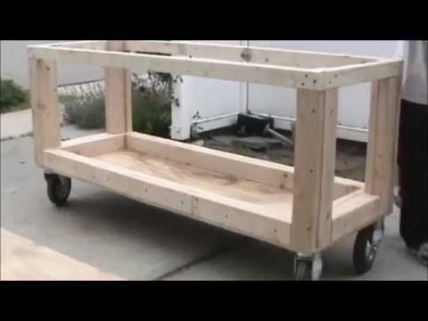 DIY- How To Make Triple Threat Casters - Pneumatic 10 wheel- Step by ...