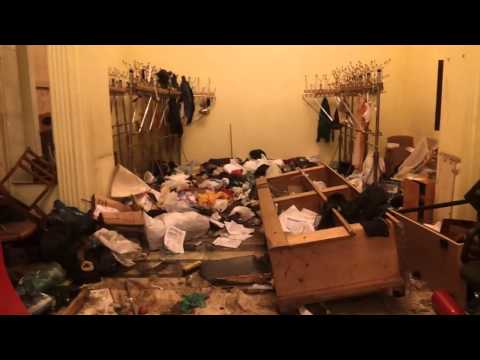 Харьковская ОДА после штурма ! 01.03.2014.