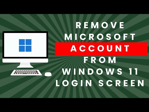 How to Remove Microsoft Account from Windows 11 Login How to Remove Microsoft Account from Windows 11 Login