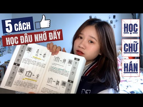 26// 5 CÁCH HỌC CHỮ HÁN SIÊU HIỆU QUẢ + GIVEAWAY 5 quyển sách học chữ tượng hình | Kiara lah