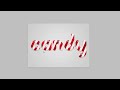 Photoshop: Candy Cane Text