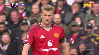 De Ligt Solid Display Vs Sunderland