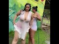 #masti #aunties #hot_girls_reels #hot_vlog #bathing Auntys bathing in outdoor (@one4fun)