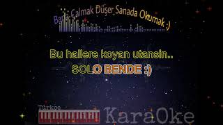 Ben Her Gece Sarhoş Deyildim Karoake(Murat Kurşun)Türkçe Piano Karaoke