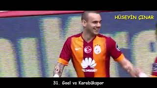 Wesley Sneijder'ın Galatasaray'daki Bütün Golleri   Türkçe Spiker