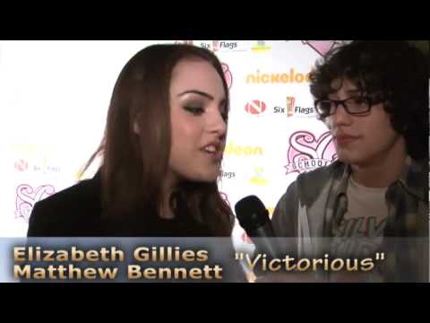 Victorious Interview Elizabeth Gillies Matt Bennett