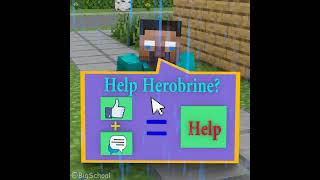 Herobrine Regretted His Mistake And Let Give Him A Chance To Make It Right 👍️