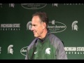 Mark Dantonio: "We shoved it"