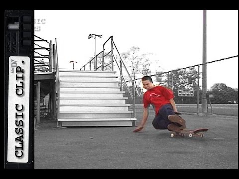 Skater Breaks Wrist Skateboarding Classic Clip #124
