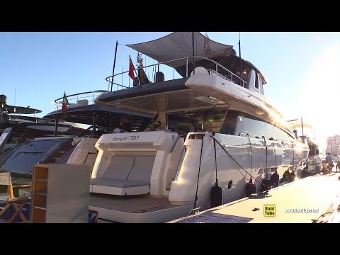 2019 Ferretti 780 Yacht - Deck and Interior Walkaround - 2018 Cannes Yachting Festival