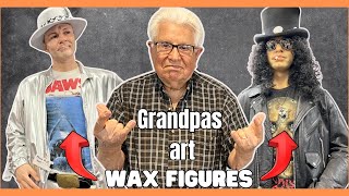 87 Year Old Man Makes Handmade Rock N Roll Wax Figures