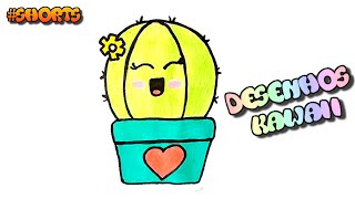 Como Desenhar Um Cacto Kawaii How To Draw A Kawaii Cactus