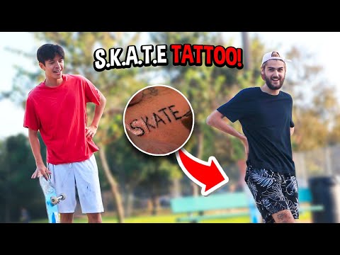 Game of S.K.A.T.E but LOSER Gets A TATTOO...