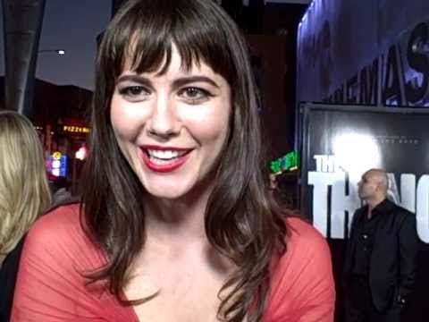 Mary Elizabeth Winstead at the premiere of The Thing