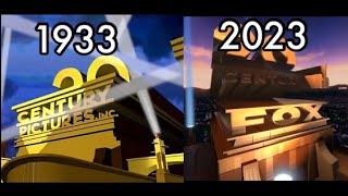 Evolution Of 20Th Century Fox Logo History Destroyed 1933-2023
