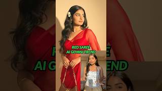 Viral Red Saree Ai Gemini Trend. Heres The Prompt.
