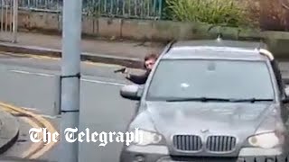 Drive-By Shooter Caught On Primary School Cctv