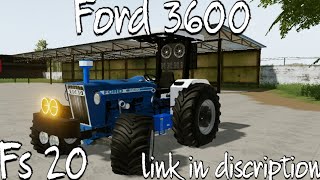 Fs 20 New Ford 3600 modified Indian Tractor Mod // #Fs20 #Indian #Tractor mods /