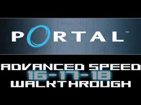 Portal - Advanced Chambers Speed Walkthrough Part2