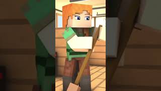 Steve And Alex Vs. Spider - Minecraft Animations