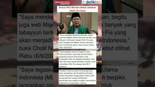 Ketua Mui Bantah Oklin Fia Jadi Duta
