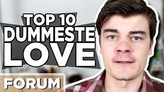 10 DUMMESTE Love I Verden!