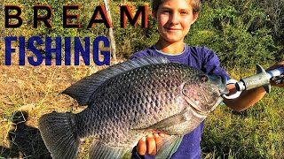 Catching Giant Breamtilapiakurper In A New Fishing Spot.