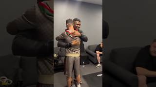 Francis Ngannou Et Ronaldo Avant Son Combat Contre Renan Ferreira