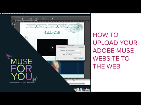 VIDEO : how to upload your adobe muse website to the web - in this video i show you how to upload your website to the web/ftp in adobe muse cc. join muse for you subscription: http://bit.ly/ ...