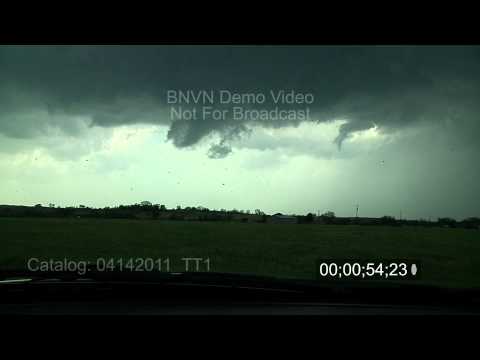 4/14/2011 Tornado footage near Hominy, OK