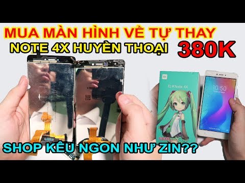 Mua về TỰ THAY màn hình Redmi Note 4X giá 380k trên LAZADA, SHOPEE | Mổ bụng - MUA HÀNG ONLINE